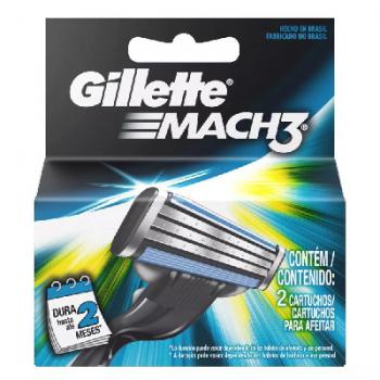 Carga Gillette Mach3 2 unidades