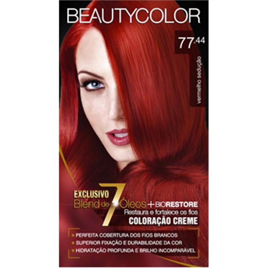 Tintura Beauty Color Kit 77.44 Vermelho Sedução