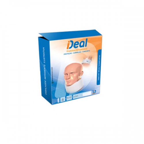 Colar Cervical Ideal de Espuma M branco