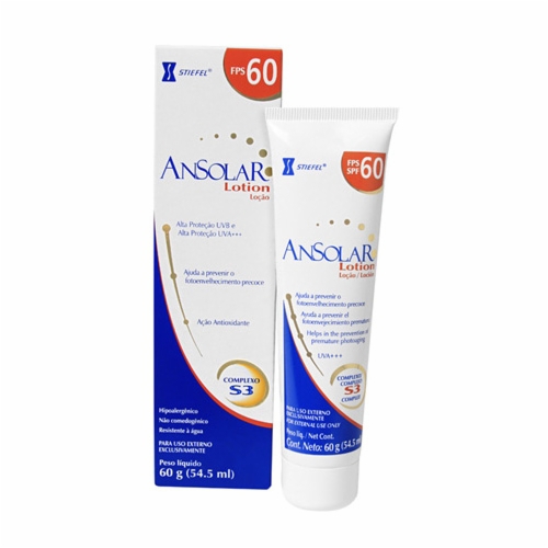 Ansolar Loção FPS60 - 60g