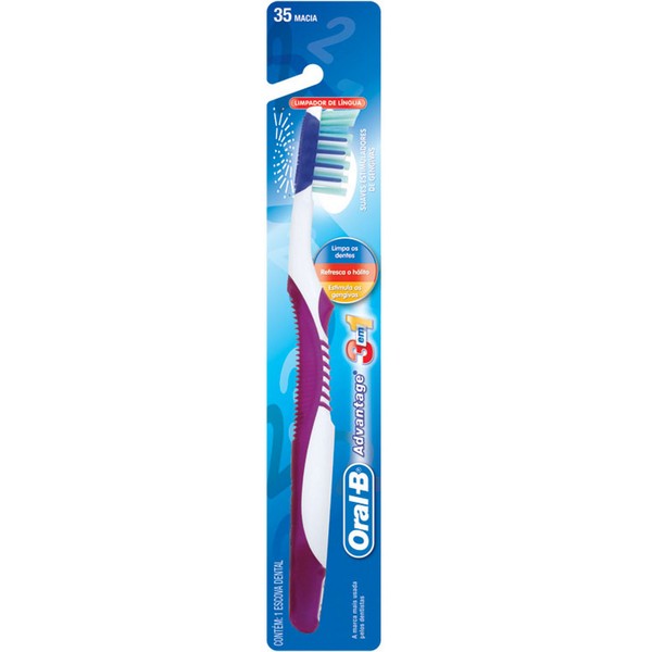 ESCOVA DENTAL Oral B 35 Pro Saude Com 1 Unidade