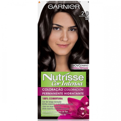 Tintura Garnier Nutrisse 2.0 Preto Absoluto