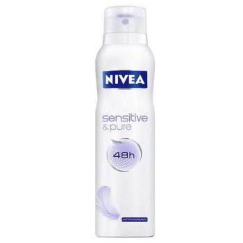 Desodorante Nivea Aerosol Sensitive & Pure 150ml