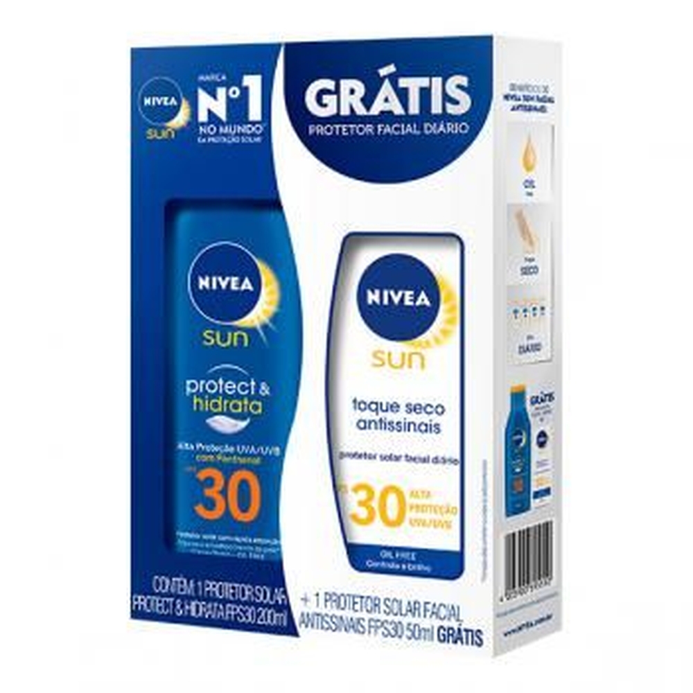 Protetor Solar Nivea Protect e Hidrata FPS30 200ML