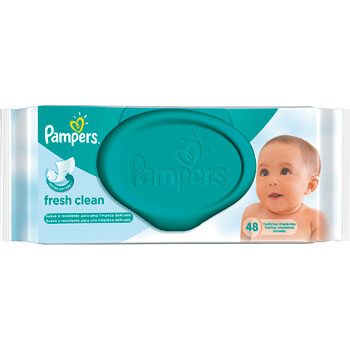 Toalhinhas Umedecidas Pampers Fresh Clean 48 Unidades