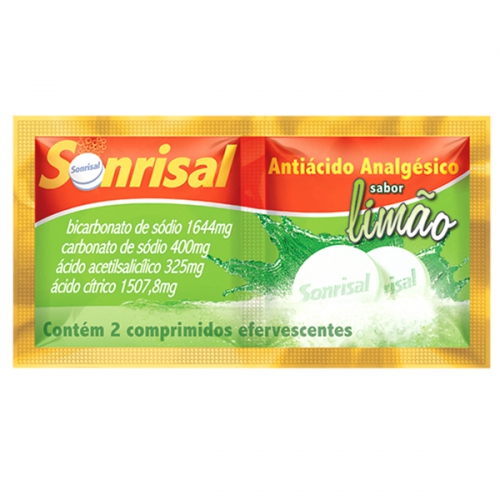 Sonrisal Antiacido Analgesico Limao 2 em 1