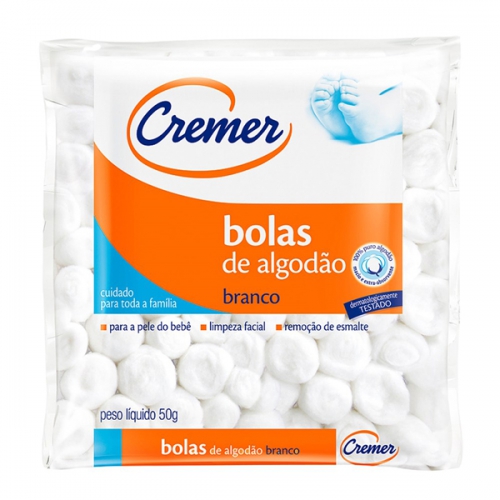 Algodao Bolas Cremer 50g