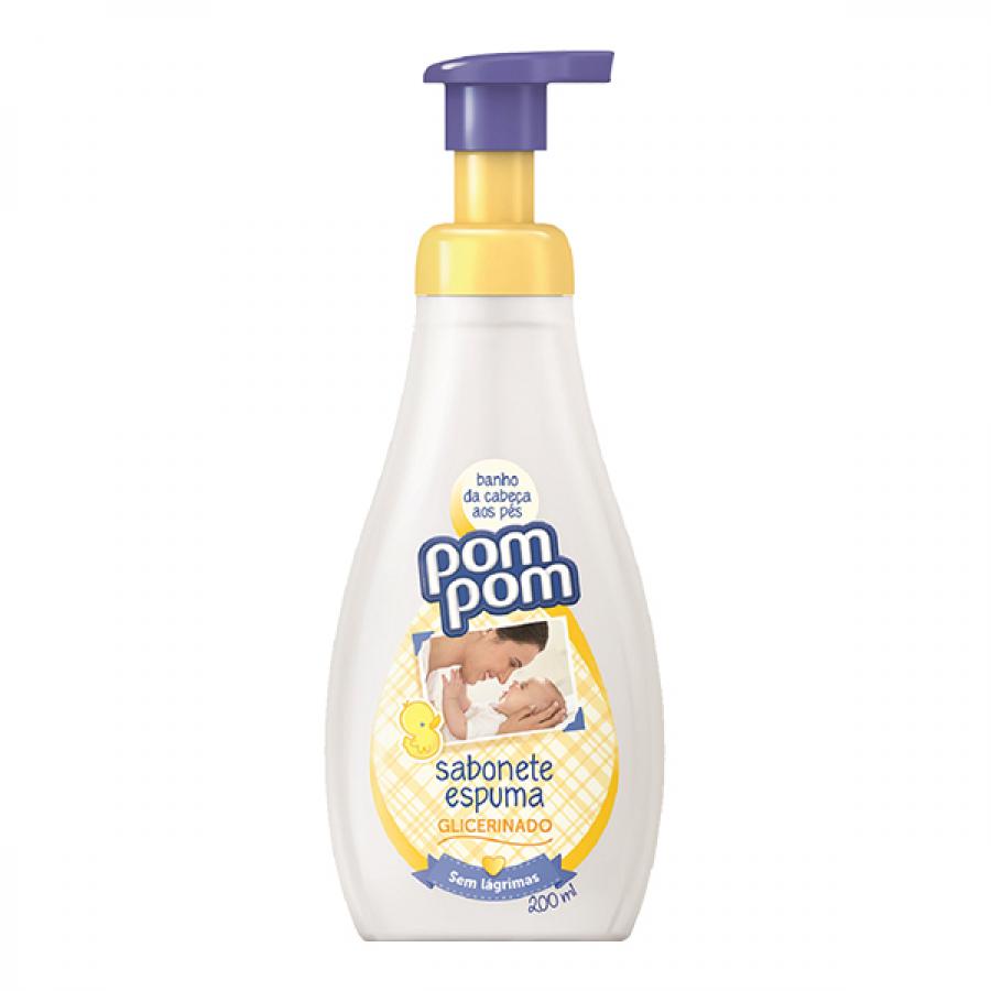 SABONETE ESPUMA POM POM GLICERINADO 200ML