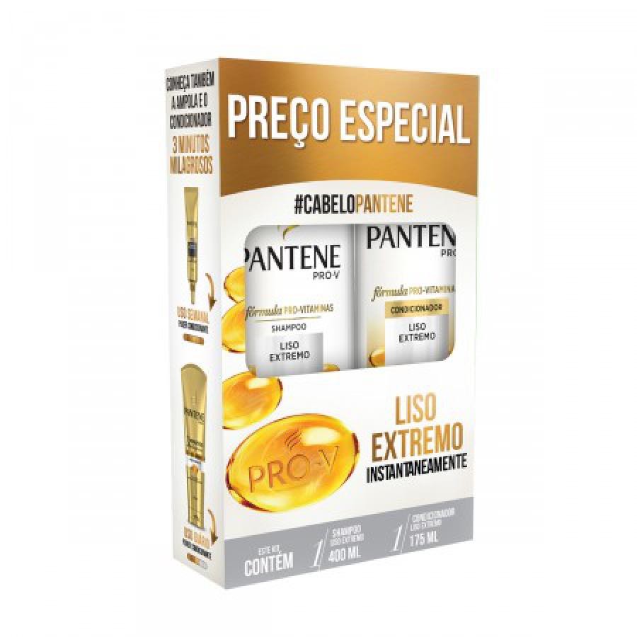 PANTENE LISO EXTREMO KIT SH400ML COND175ML