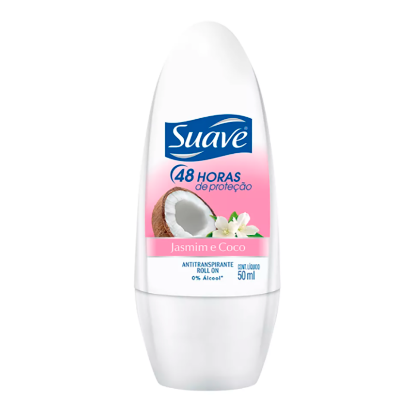 Suave Desodorante Roll on Jasmin e Coco 50ml