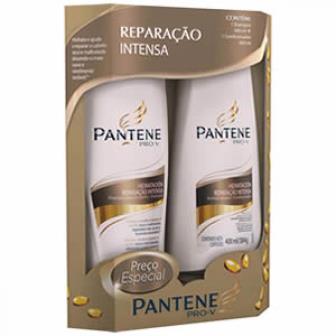Kit Pantene Shampoo + Condicionador Reparação Intensa 400ml