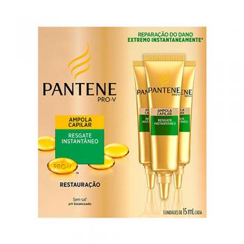 Ampola Tratamento Pantene 3 unidades 15ml