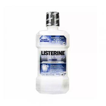 Antisséptico Bucal Listerine Whitening Extreme Menta 473Ml