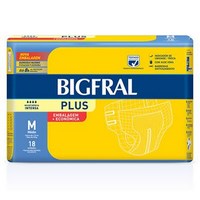 Fralda Geriátrica Bigfral Plus M Com 10 Unidades