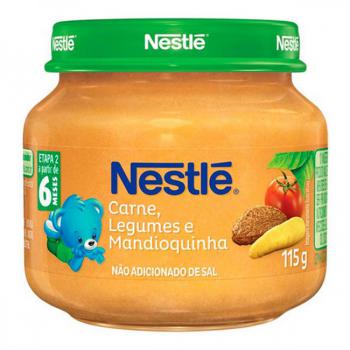 Papinha Nestle Carne, Legumes e Mandioquinha Pote 115g