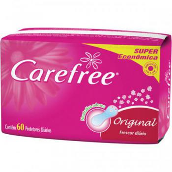 Protetor diario Carefree original perfumado  60 unidades