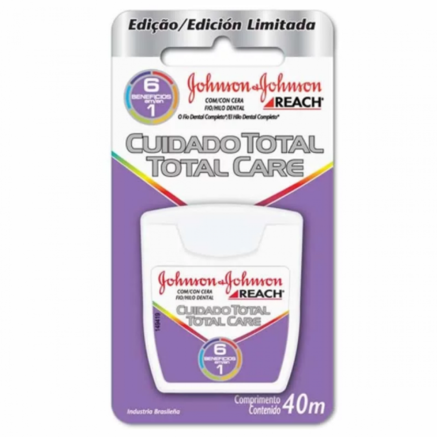 FIO DENTAL J&J  40M CUIDADO TOTAL