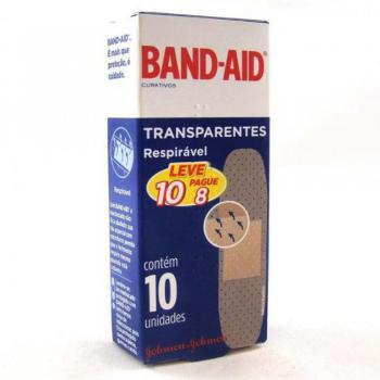 CUR J&J BAND AID TRANSP LV10 PG8