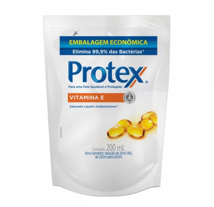 SABONETE LIQUIDO PROTEX VITAMINA E REFIL 200ML