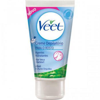 Creme Depilatorio Facial Para Peles Delicadas Veet 40ml