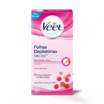 Cera Fria Corporal Peles Normais E Secas Veet 12 Folhas
