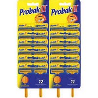 Aparelho De Barbear Probak II Caixa Com 12 Unidades
