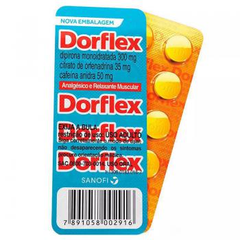 Dorflex 35mg + 300mg + 50mg 10 comprimidos