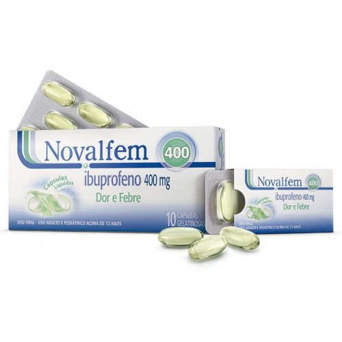 Novalfem 400mg com 10 Cápsulas