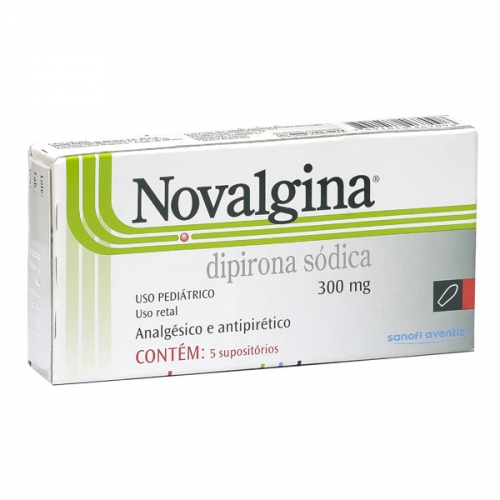 Novalgina Infantil com 5 Supositorio