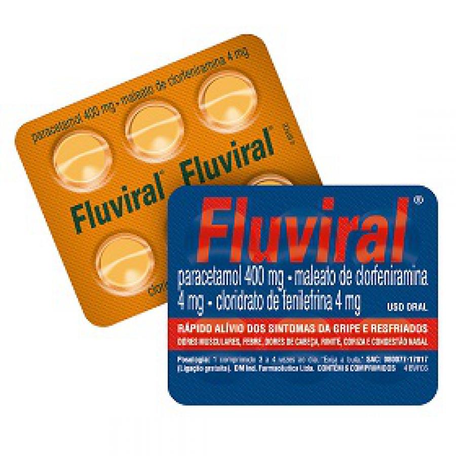 Fluviral com 6 Comprimidos