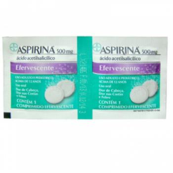 Aspirina 500mg 2 Comprimidos Efervescentes