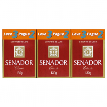 Sabonete Senador 130g Leve 3 Pague 2