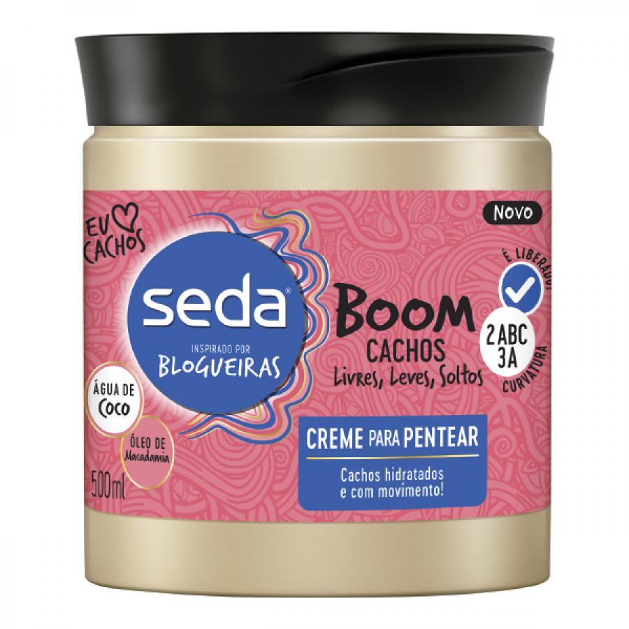 Creme de Pentear Seda Boom Cachos Livres 500ml