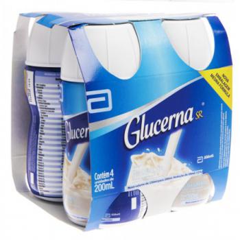 Glucerna SR Sabor Baunilha Pack 4 Garrafinhas de 200ml