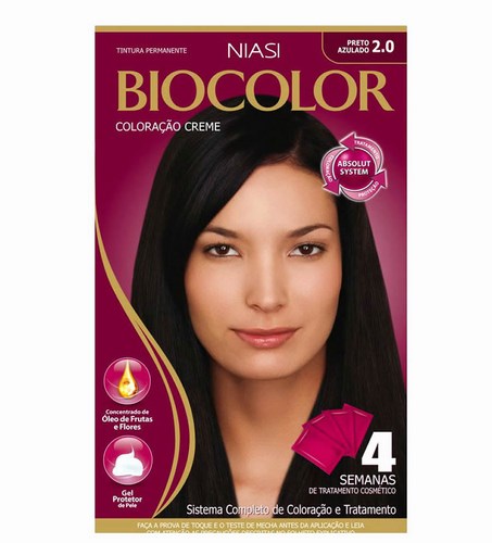 Tintura Biocolor Bisnaga 2.0 Preto Azulado