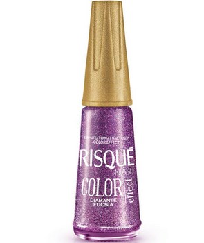 Esmalte Risque color Effects Diamante Fucsia