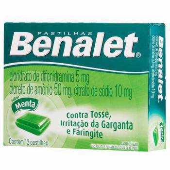 Pastilha Benalet Menta Kenvue 12 Unidades