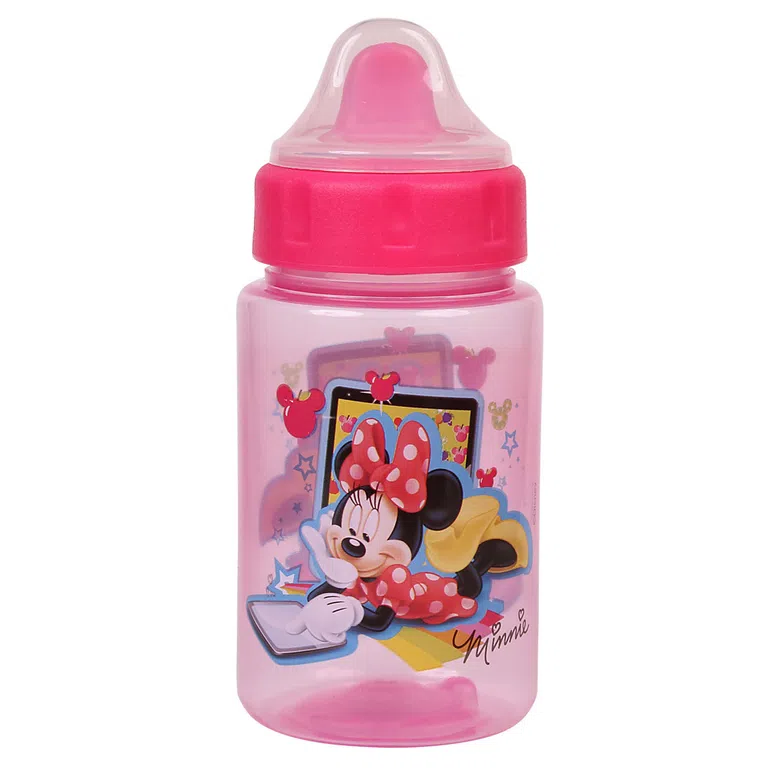 Copo Minnie com Tampa E Válvula Anti-respingos 340ml