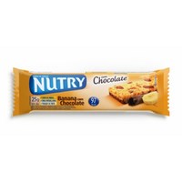 Barra Cereal Nutry Light Banana / Chocolate  25g - Embalagem Com 24 Unidades