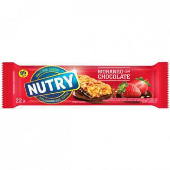 Barra Cereal Nutry Morango e Chocolate