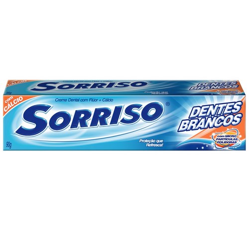 Creme Dental Sorriso Dentes Brancos 90g