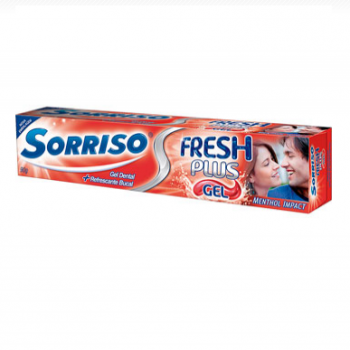 Creme Dental Sorriso Fresh Menthol Gel 90g