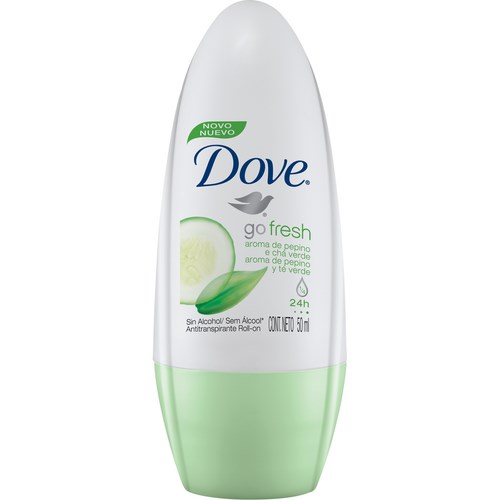 Desodorante Dove Rollon Go Fresh Refrescante 50ml