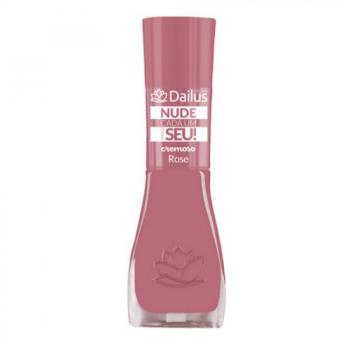 Esmalte Cremoso Nude Dailus Cada um Tem o Seu! Cor Rose