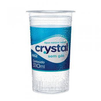 Agua Mineral Crystal sem gas, copo, 1 unidade com 310mL