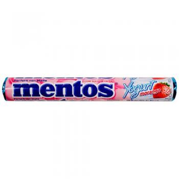 Bala Mentos Stick Yogurte Morango 37,5g