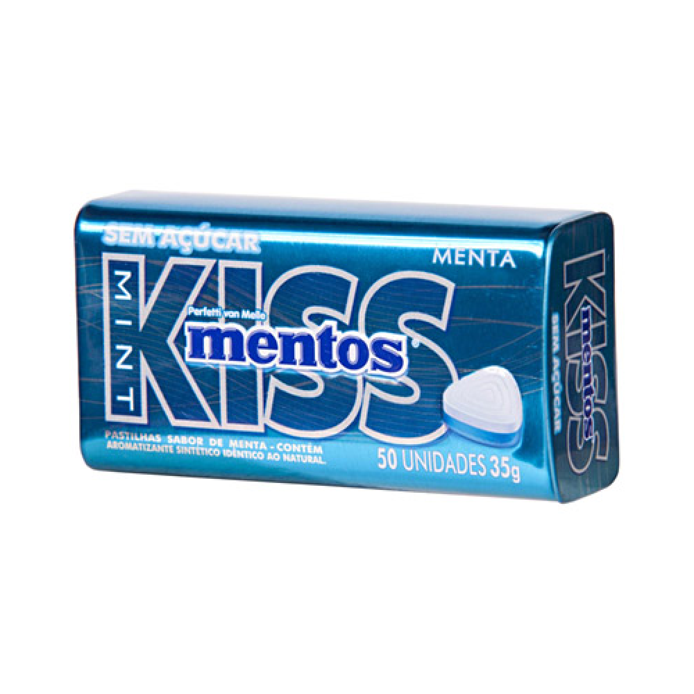 Mentos Kiss Menta Lata 35g