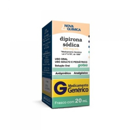 Dipirona Sodica 500mg Gotas 10ml