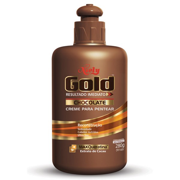 Creme De Pentear Niely Gold Chocolate 280g