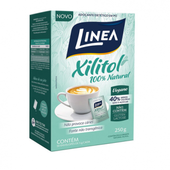 Adocante Linea Xilitol 50 Envelopes 250g